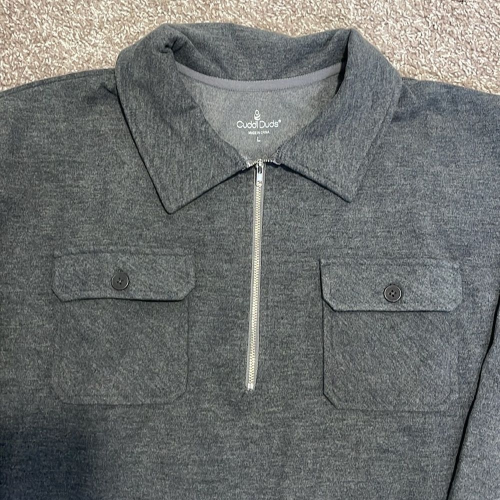 NWOT Cuddl Duds quarter zip - Picture 2 of 5
